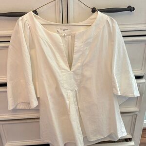 Tuckernuck Elegant White Blouse